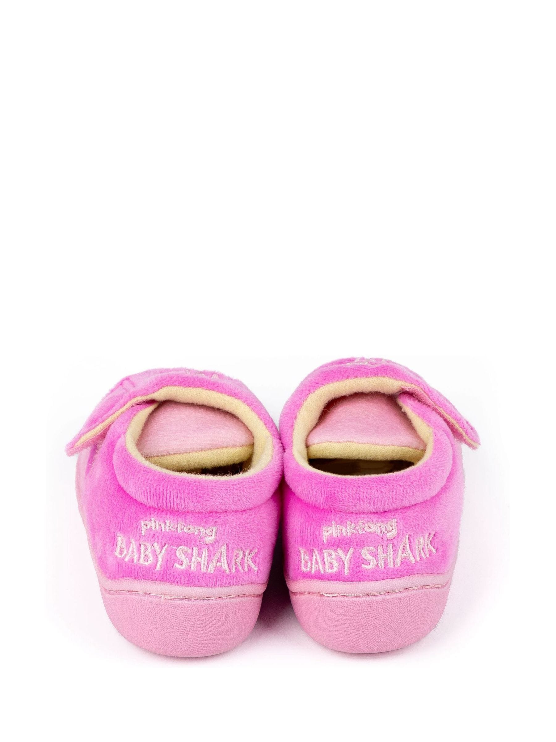 Roze Baby Shark - Vanilla Underground Gruffalo Velcro Slippers