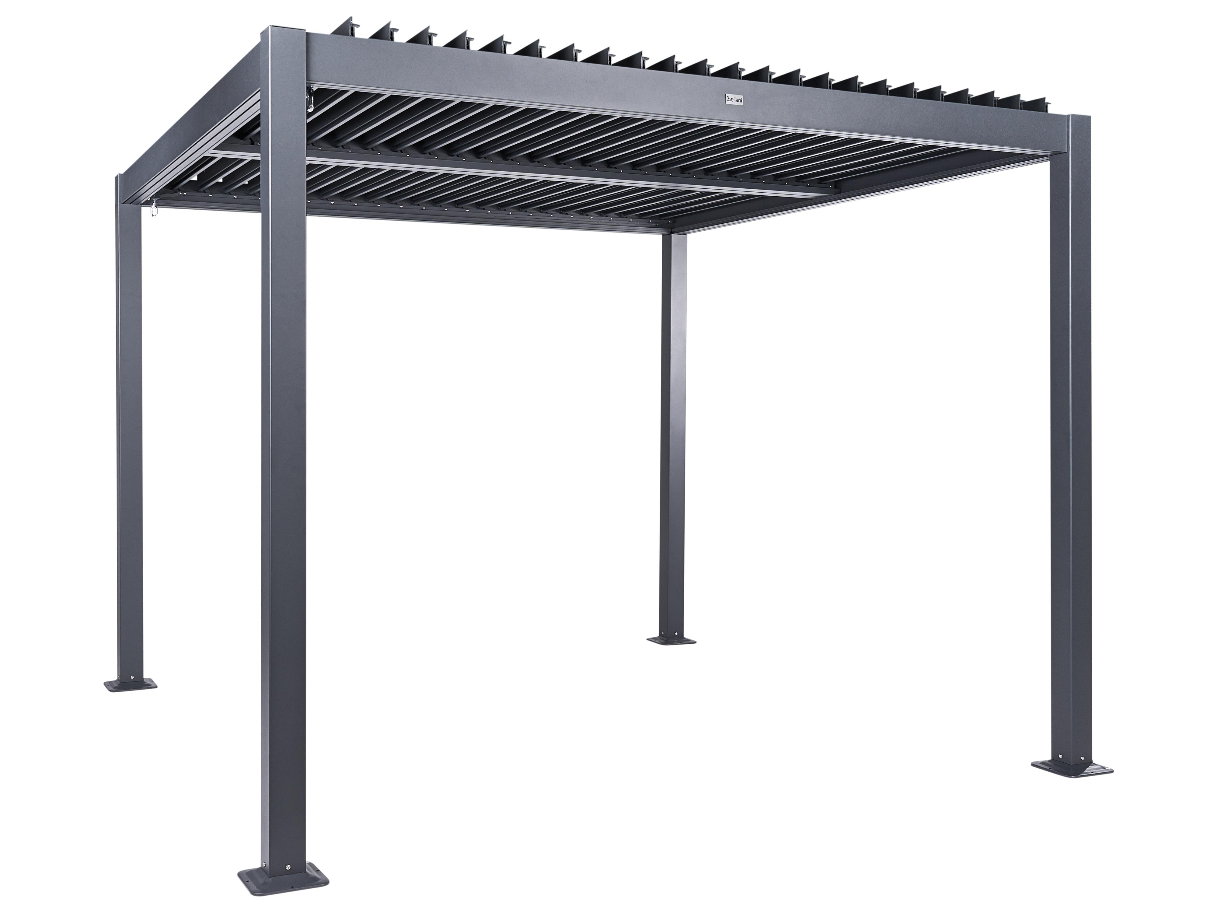 Paviljoen FORNOLI Metaal 296 cm 296 cm Zwart