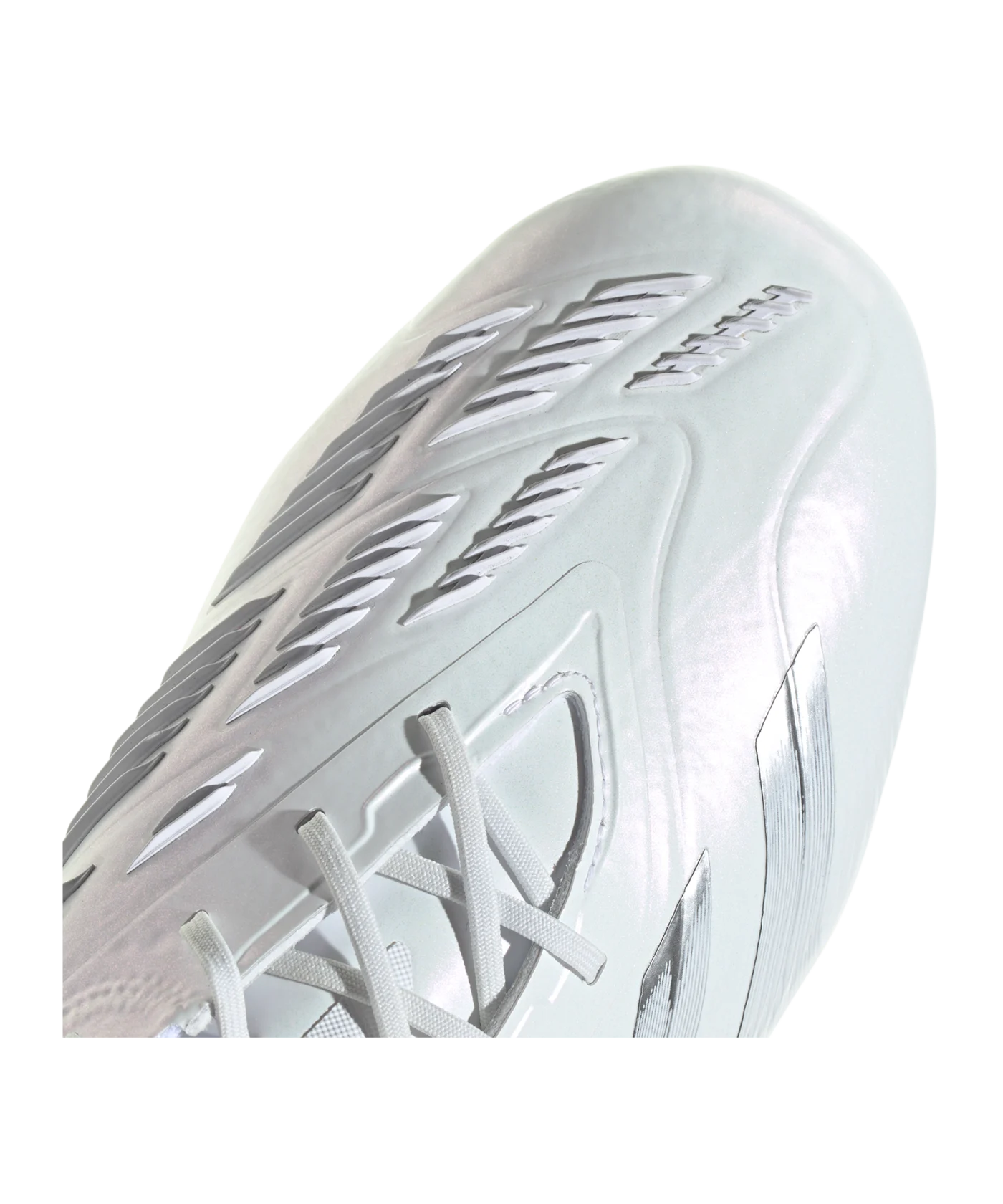 adidas Predator Elite FG Pearlized Weiss Silber Weiss