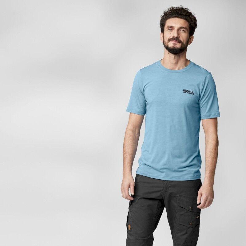 Abisko Wool Logo SS - T-shirt en laine mérinos homme