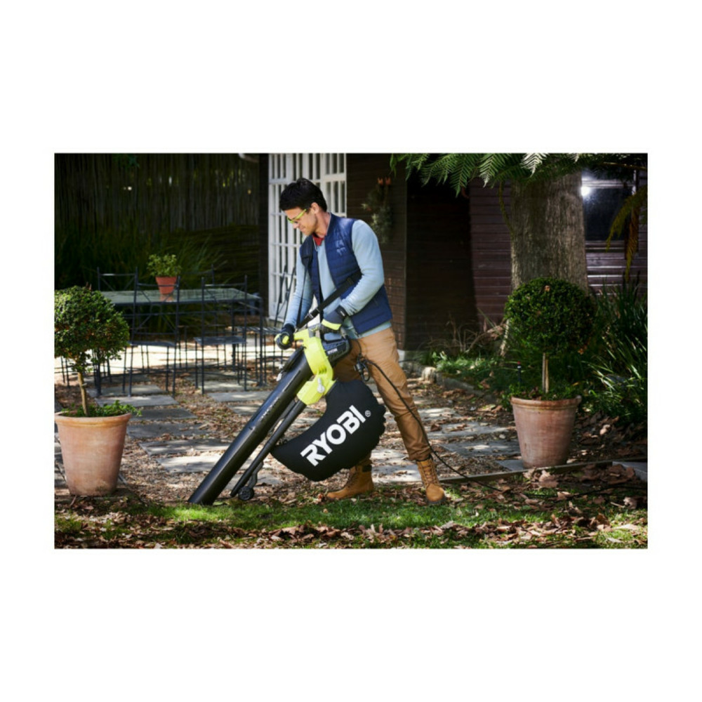 Souffleur aspiro-broyeur électrique ryobi 3000w 3en1 rbv3000cesv