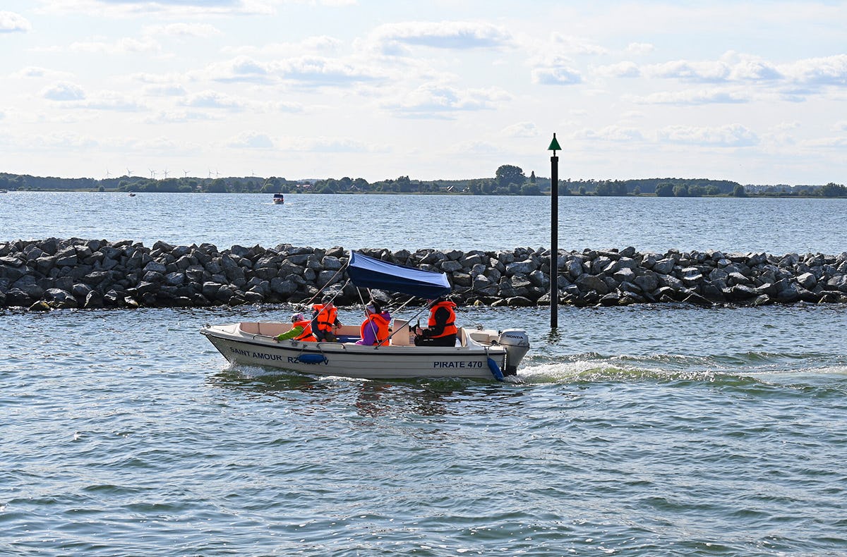 Motorboot selber fahren Rechlin