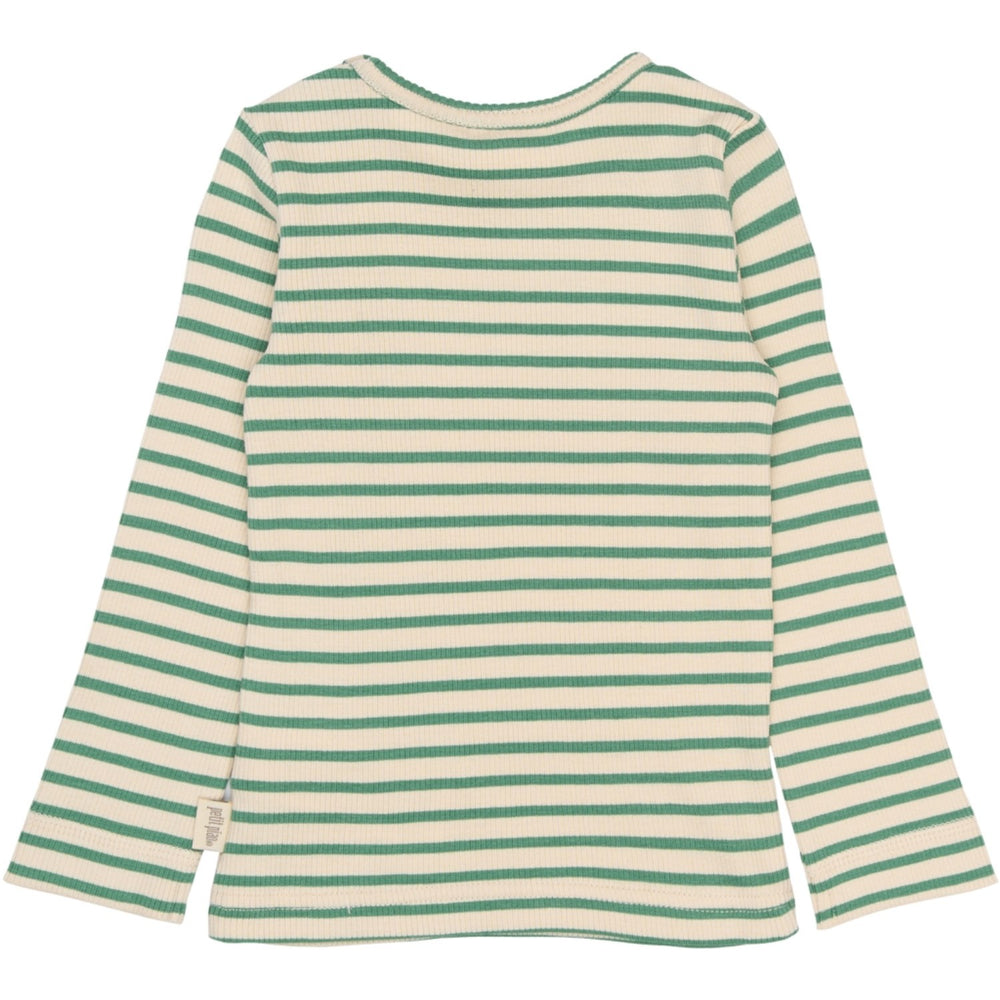 Køb Petit Piao Frosty Spruce Striped PPSky L_S Tee