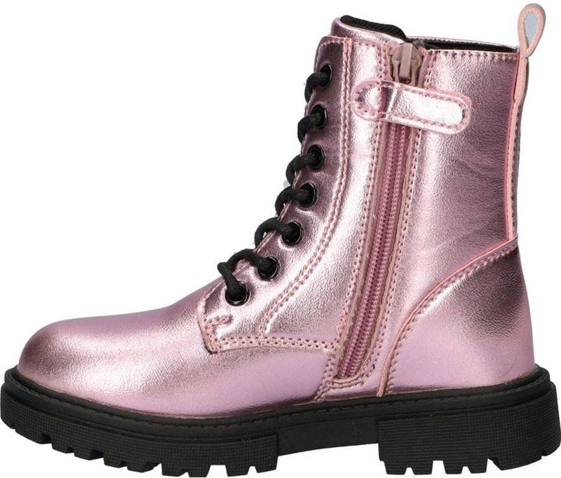 Nelson - Veterboots - Metallic - Imitatieleer - Meisjes