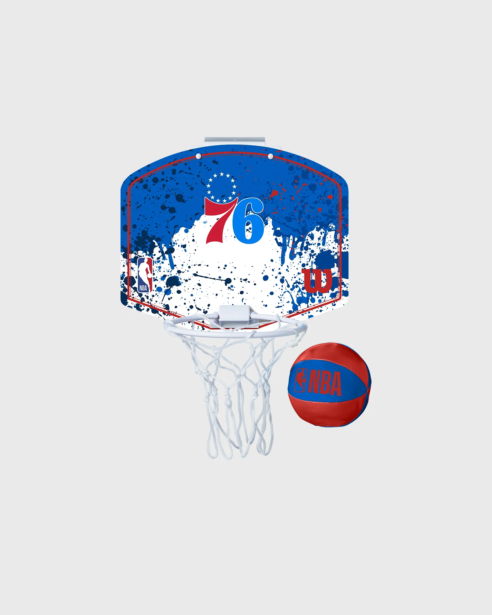 WILSON NBA TEAM MINI HOOP PHILADELPHIA 76ERS