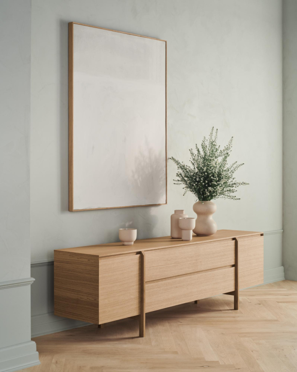 Bolia Daia dressoir 240cm met lades geolied eiken
