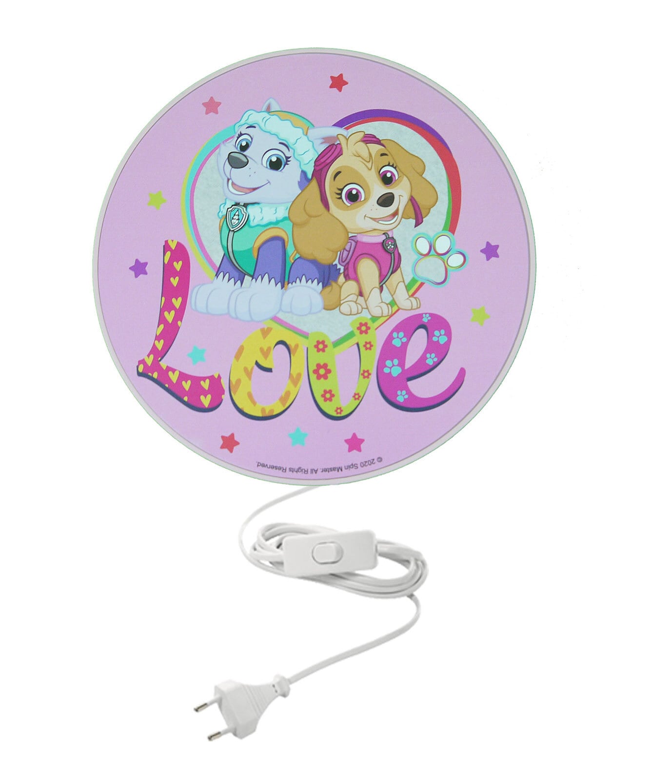 niermann Retrofit Kinderlampe Wand Pawsitive Pups