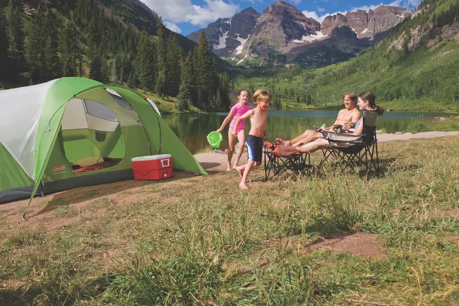 6-Person Montana&trade; Cabin Camping Tent with Extended Awning