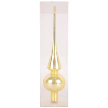 Christmas Goods piek glas champagne 26 cm