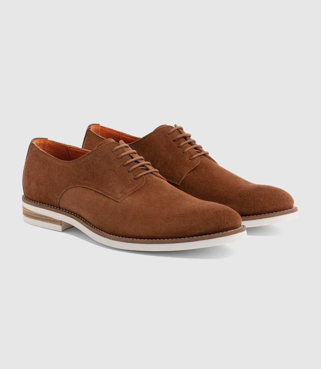 Derby suede camel 