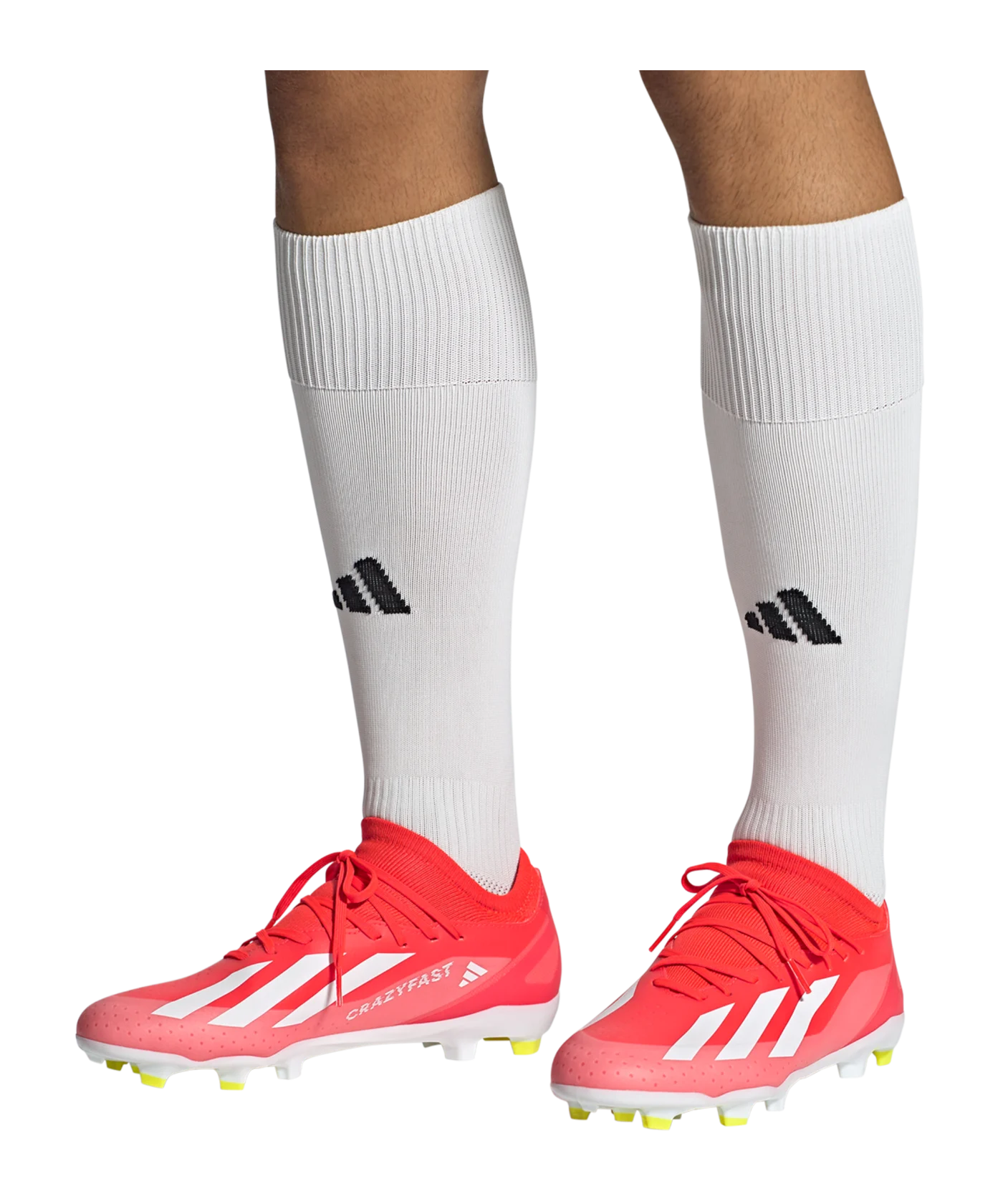 adidas X Crazyfast League FG Energy Citrus Rot Weiss Gelb
