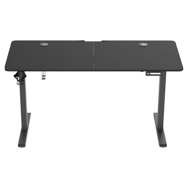 Offy Ryva Secretária Elevatória Eléctrica Preta 140x60cm com Memória de Posições
