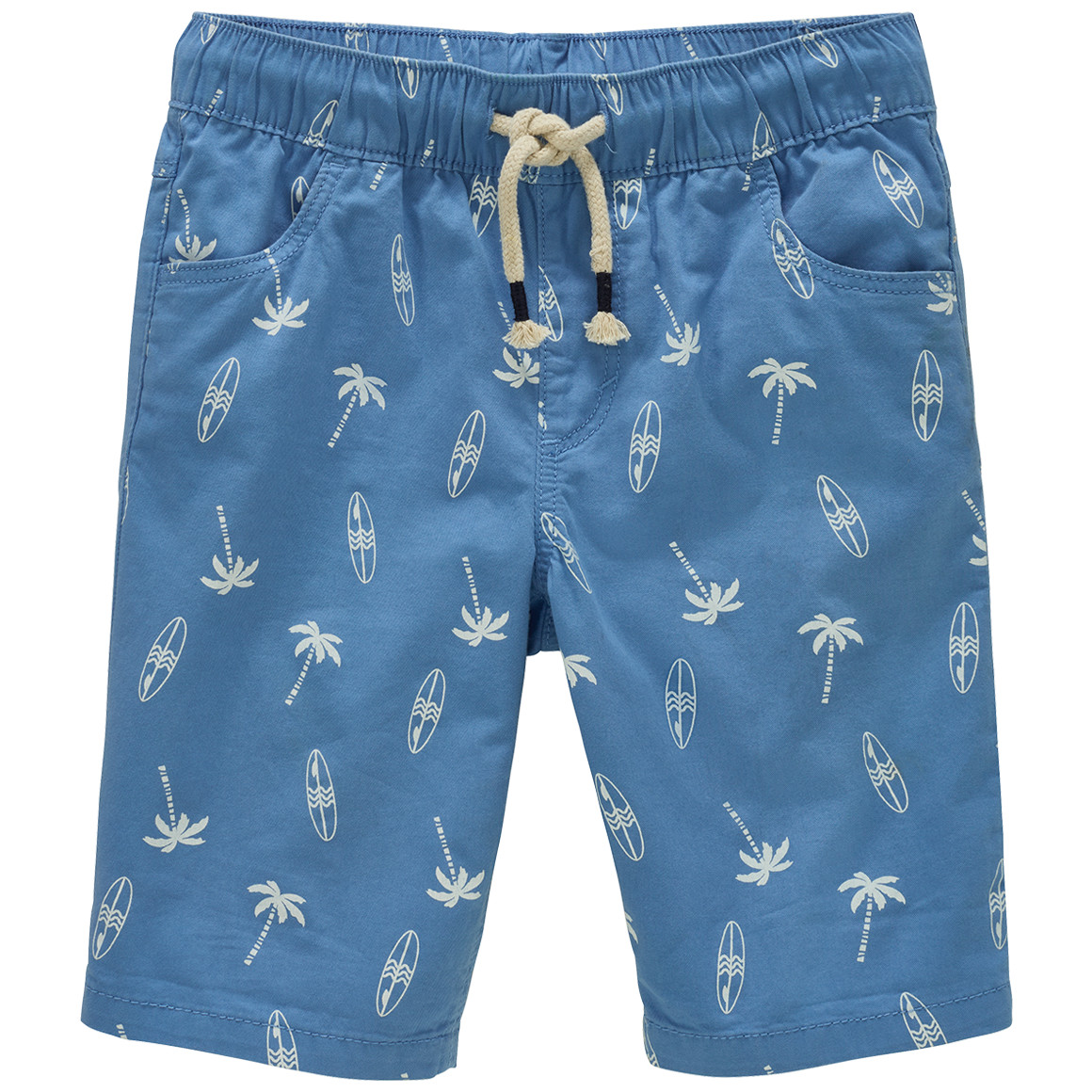 Famy Jungen Shorts mit Tunnelzug hellblau