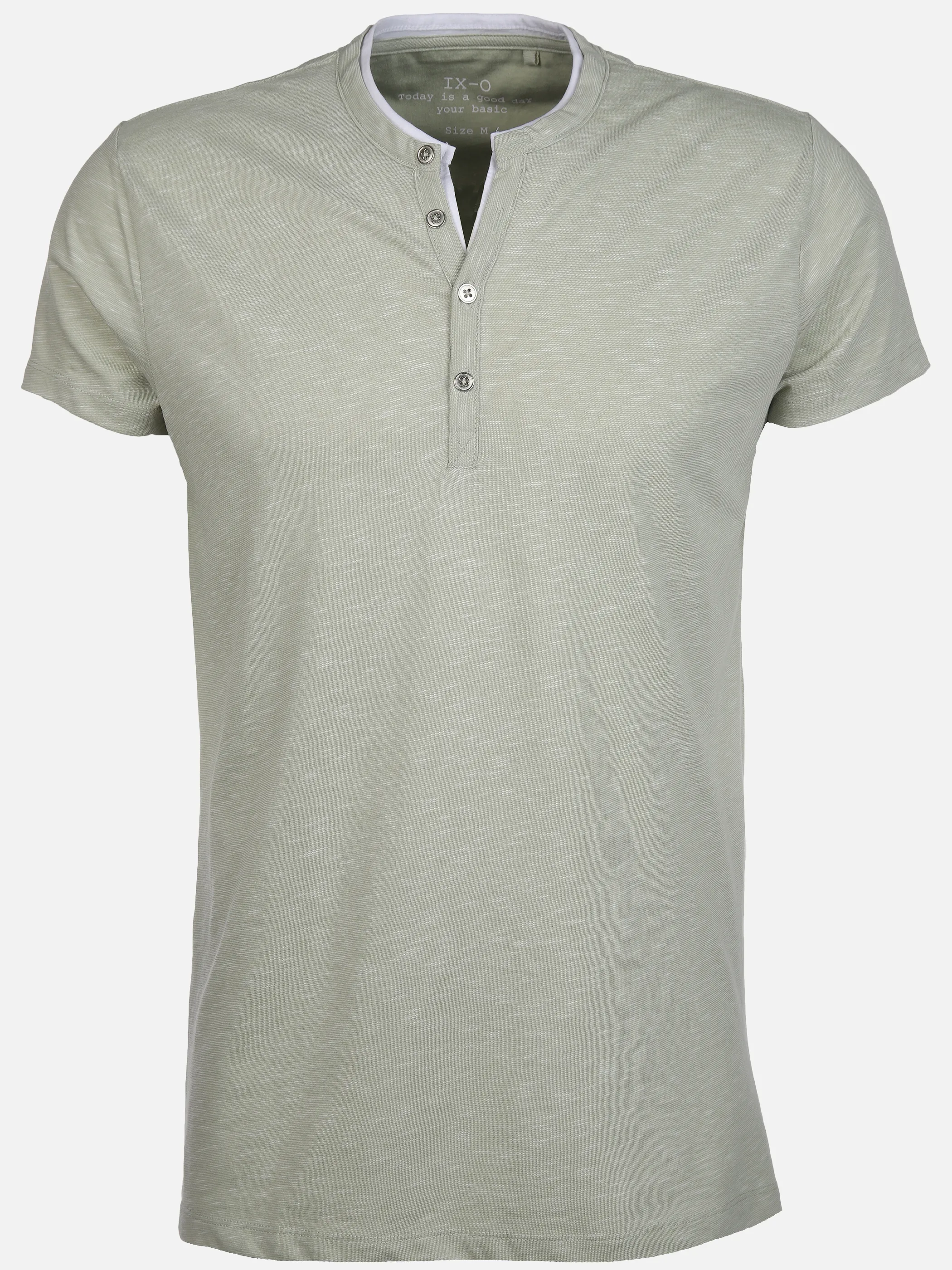 Herren Henleyshirt in 2in1 Optik