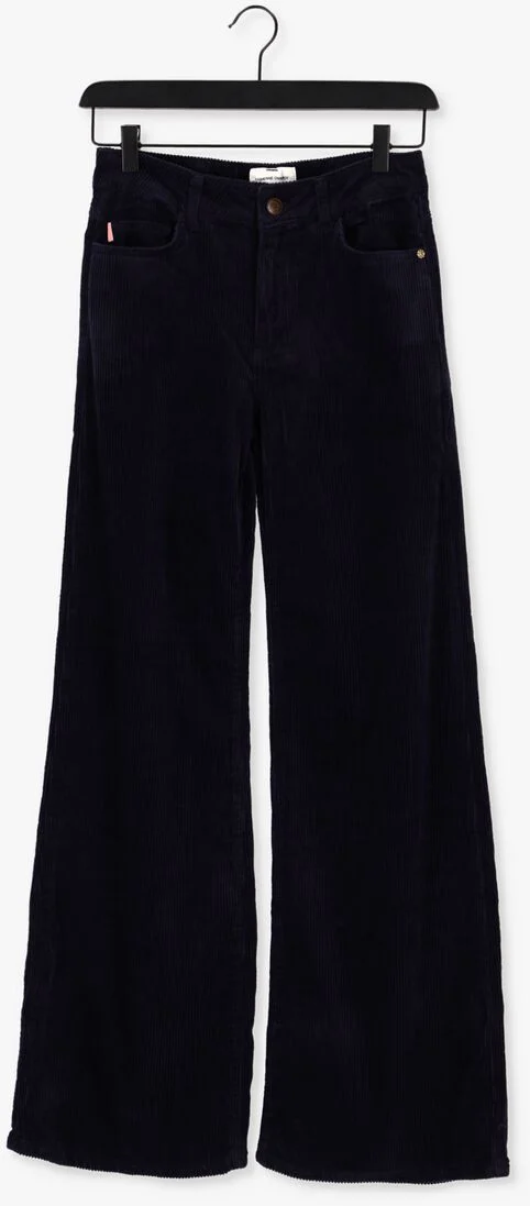 FABIENNE CHAPOT donkerblauwe fabienne chapot wijde broek eva cord wide leg trousers