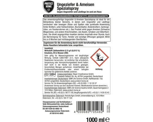 Speciale pompspray Protect Home Blattanex 1 L