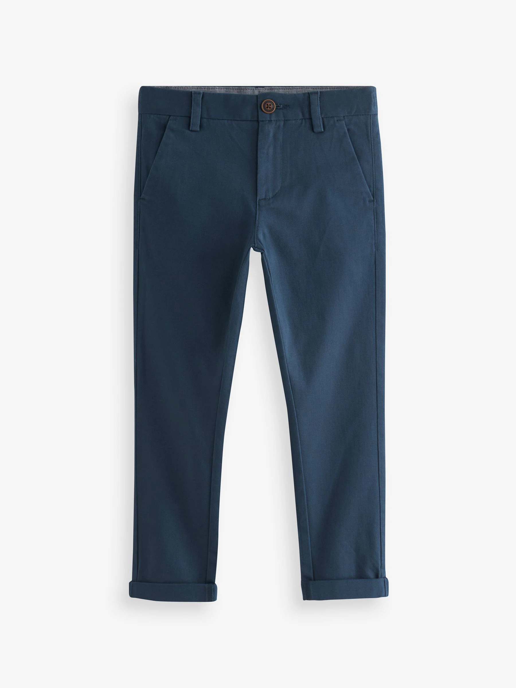 French marineblauw - Stretchy chino's (3-17jr)