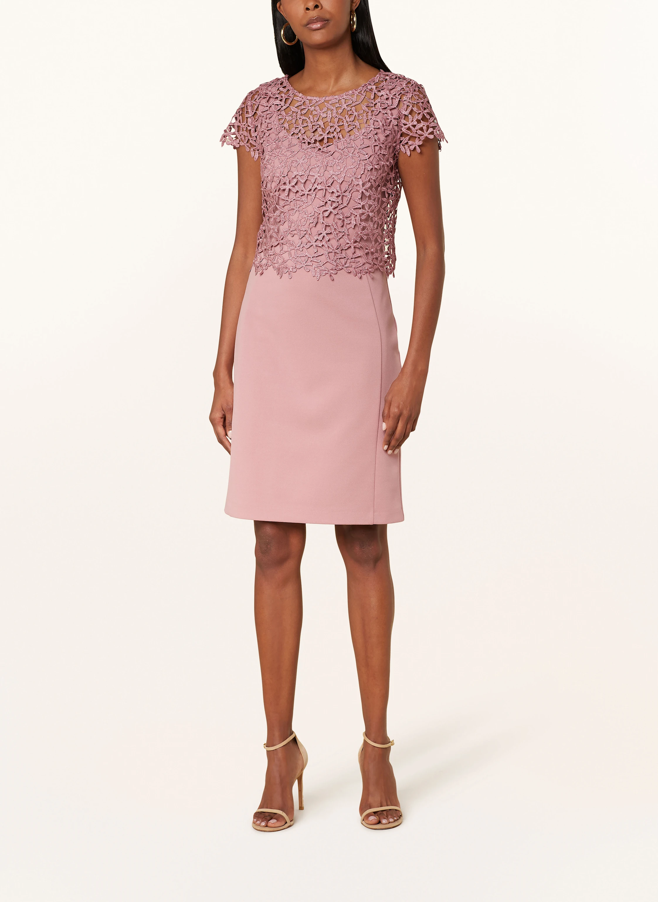 Vera Mont Cocktailkleid mit Lochspitze