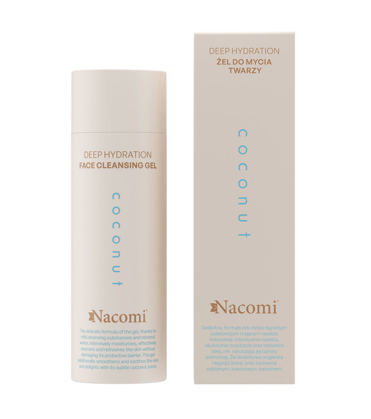 Nacomi - *Deep Hydration* - Gel de limpeza facial com coco