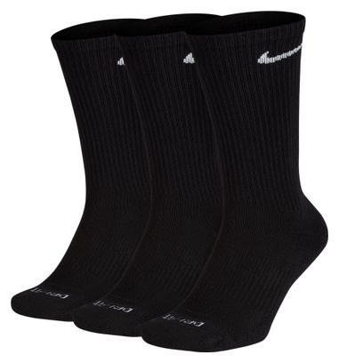 Chaussettes (3 paires) Nike Everyday Plus Cushioned Noir