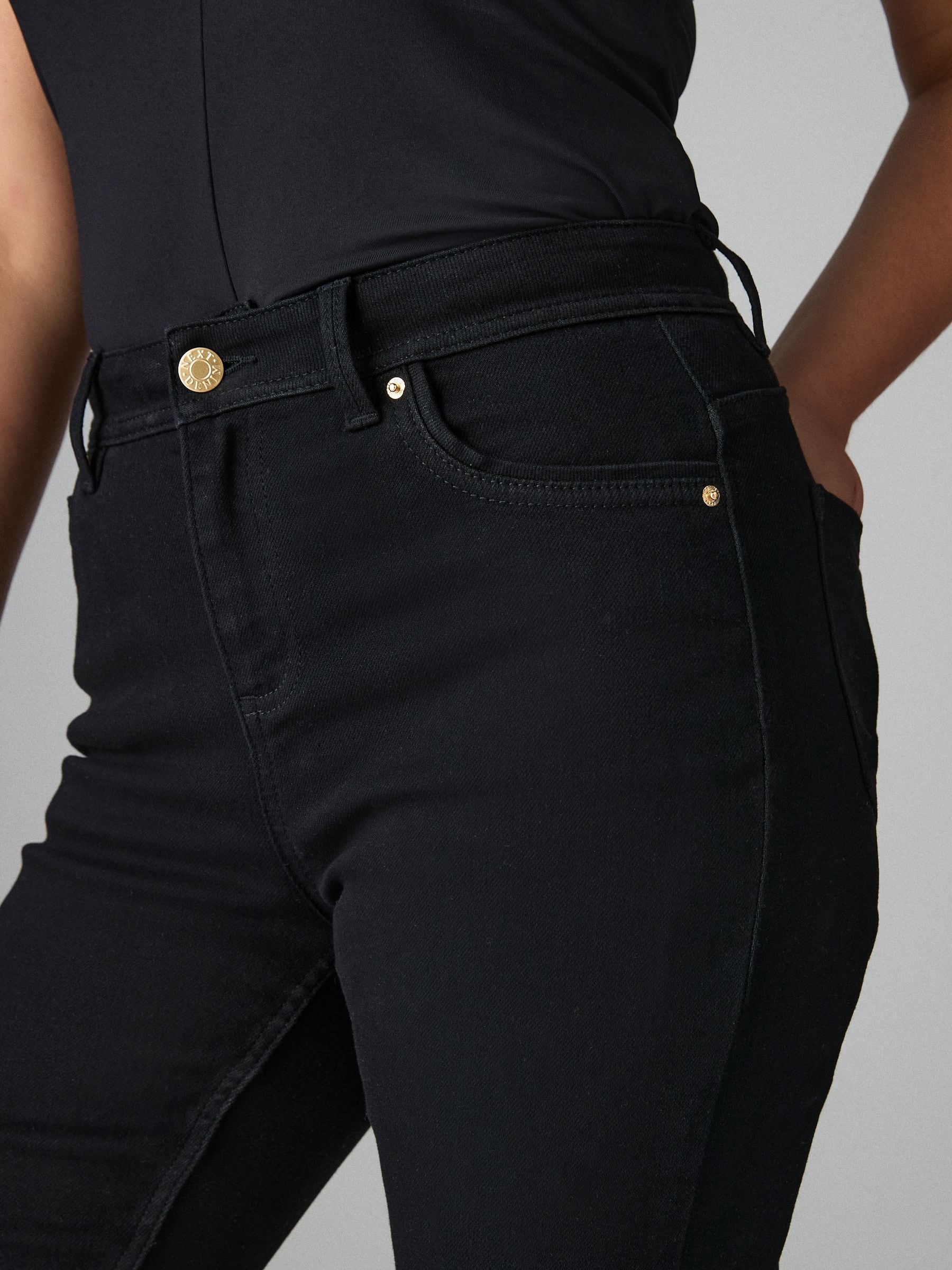 Zwart - Superzachte skinny Hourglass jeans