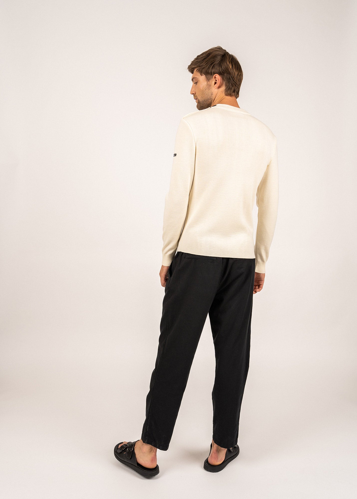 Pull marin en laine Estran