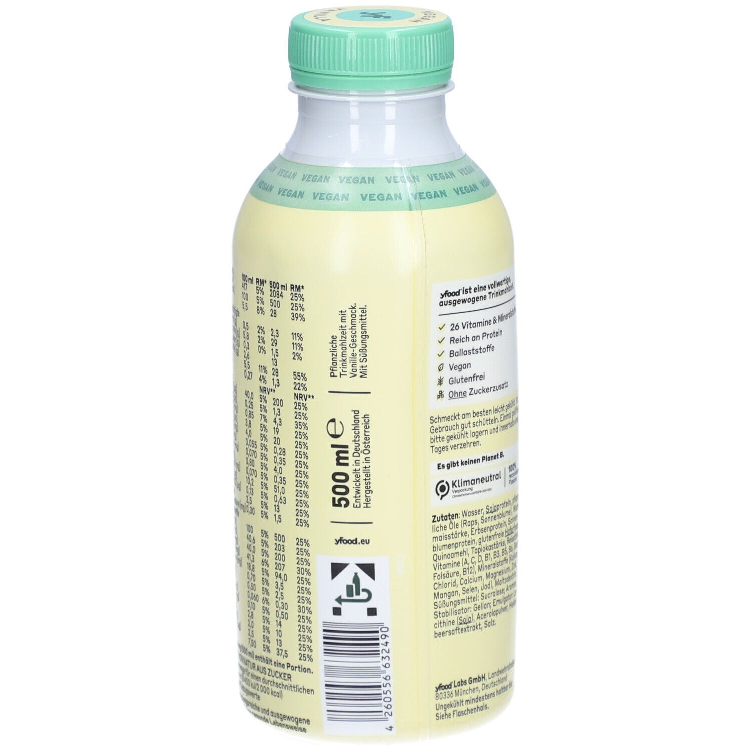 yfood THIS IS FOOD Vegan Vanilla