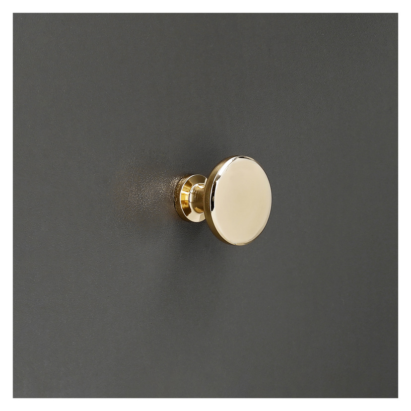 Knott, gullfarge 2-pk Ø28 mm