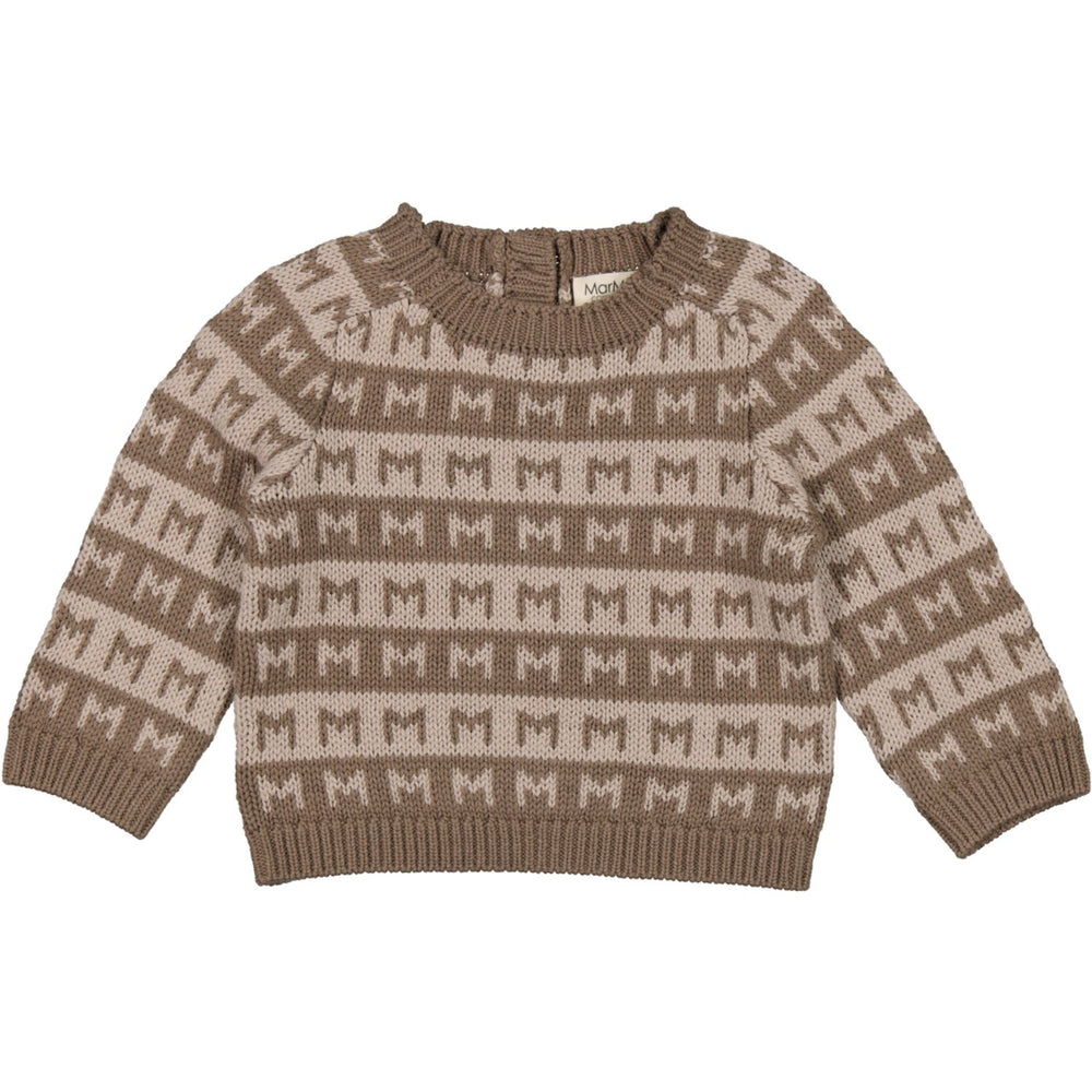 Køb MarMar Heavy Knit Pattern Terre Stripe Talmi B Strik Bluse