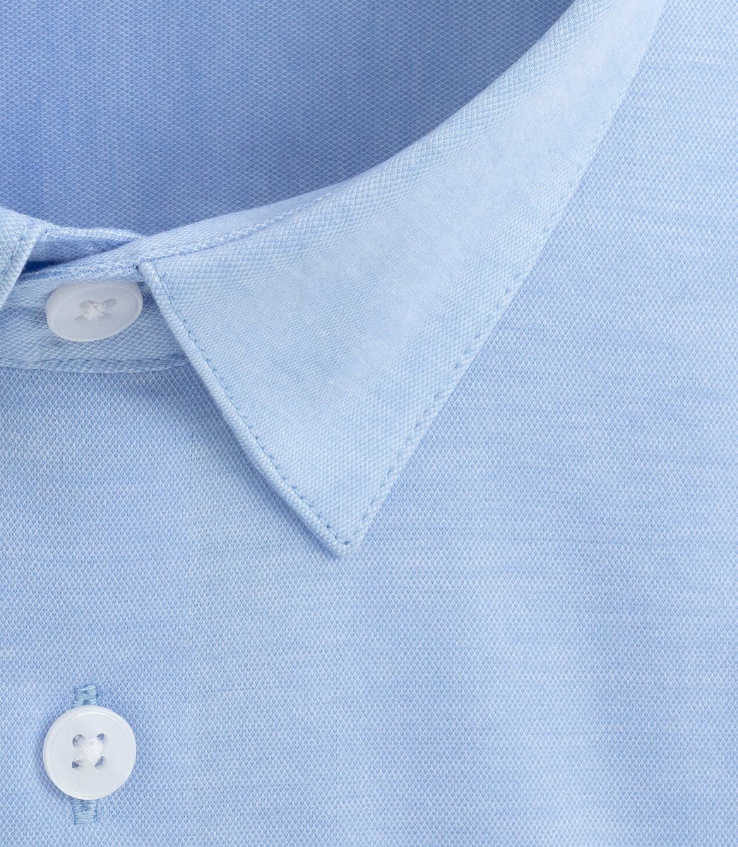 Chemise en jersey de coton ciel 