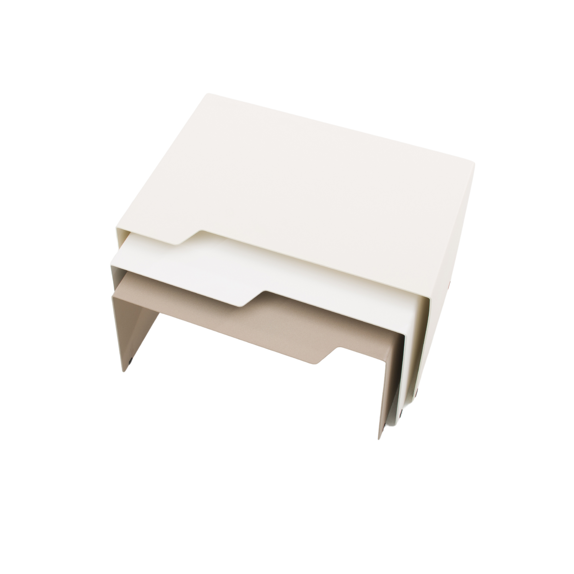 They & Me bijzettafel Tricolore - Beige