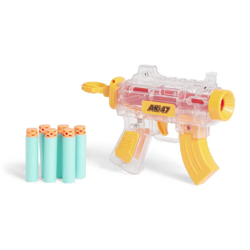 Pistolet miniature avec 6 fléchettes
