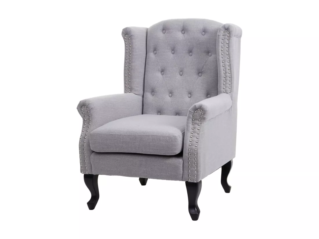 Fauteuil de relaxation Oxford, gris sans ottomane