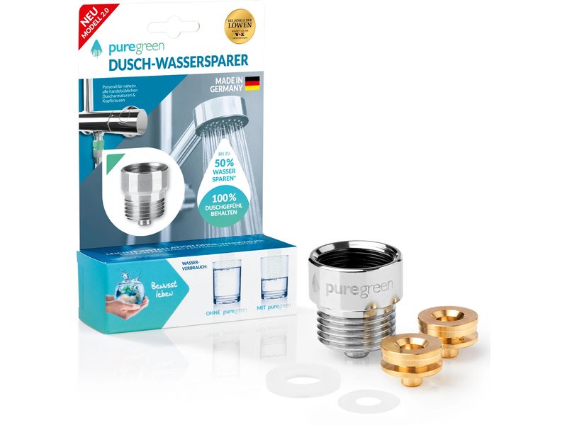puregreen Wassersparregler Wasserhahn Adapter aus «Die Höhle der Löwen»