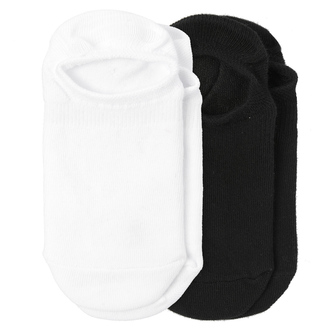 Topolino 2 Paar Jungen Sneaker-Socken im Set weiss / schwarz