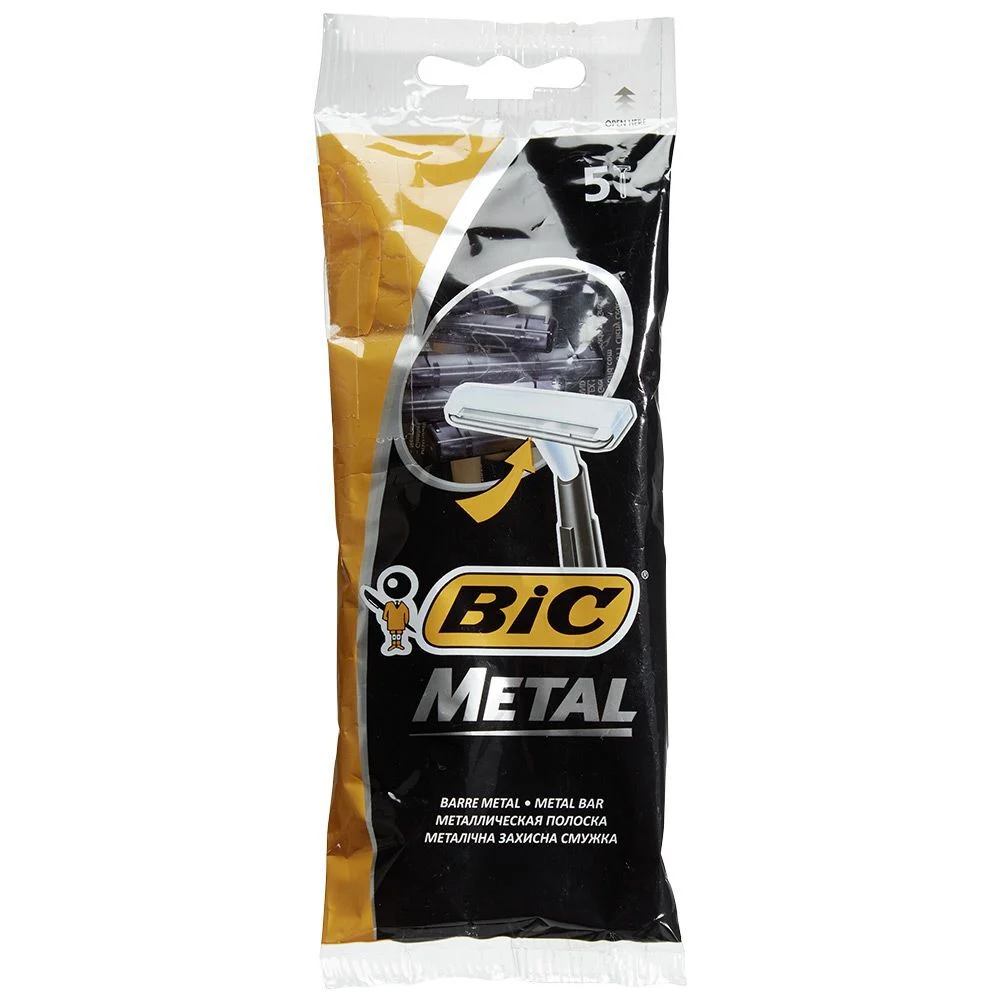 Rasoir Bic métal noir x5