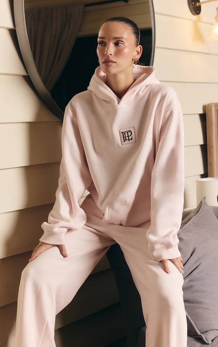 Rose Sweat À Casynthétiqueche En Molleton De Coton Avec Badge Plt