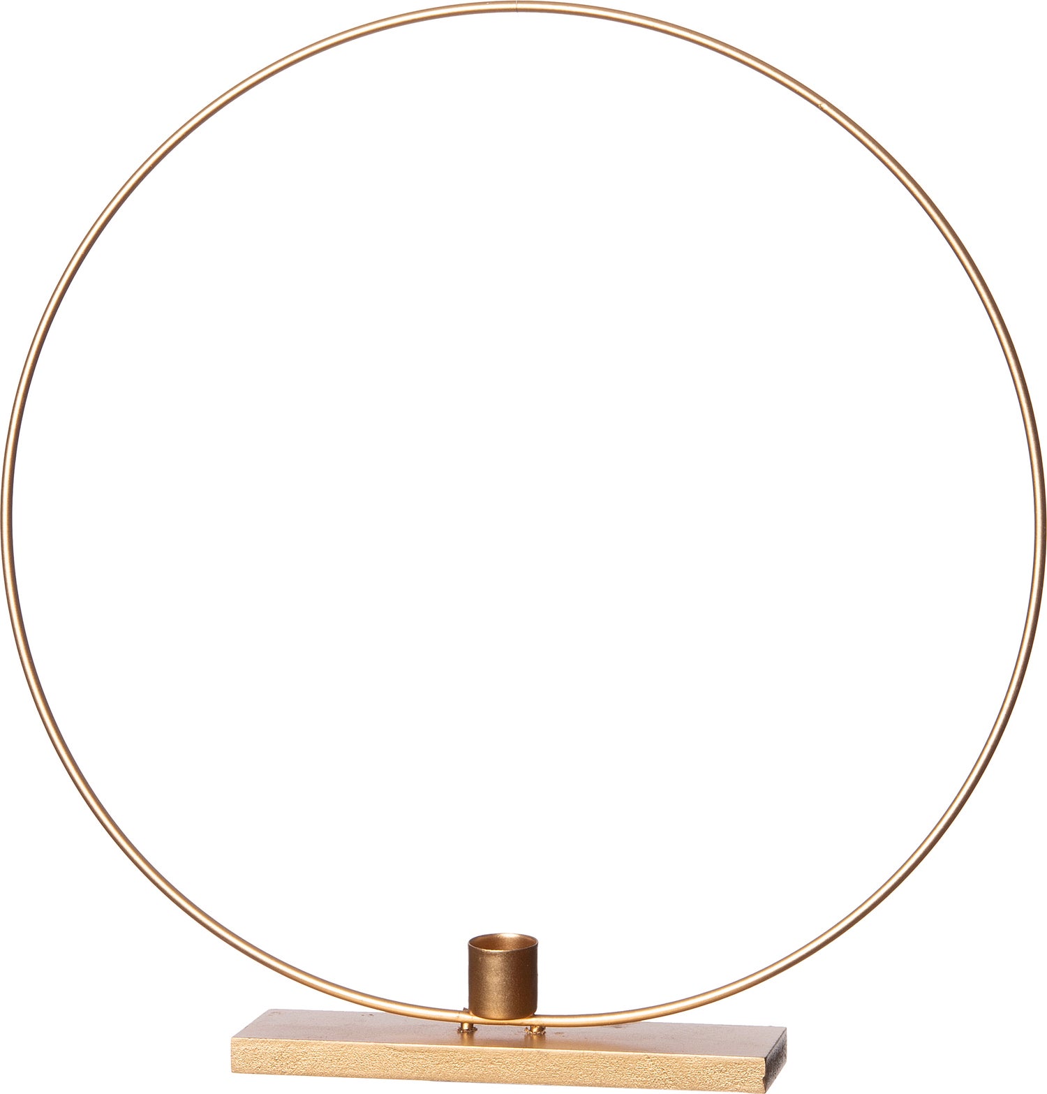 Intratuin kerstkaarsenstandaard rond goud D 30 cm