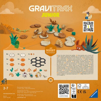 Ravensburger GraviTrax Junior Extension Kulebanesett Ørken