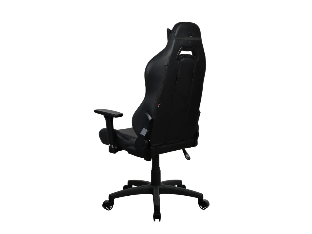 Arozzi Torretta 2023 Edition - Stol - ergonomisk - armstøtter - T-formet - vippe - drejeled - polyuretan-læder - ren sort