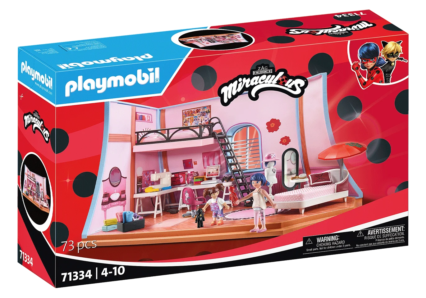 Playmobil - Miraculous: Marinettes hems (71334)