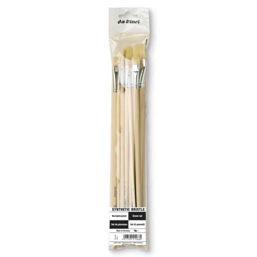 da Vinci SYNTHETIC BRISTLE Öl- und Acrylpinsel 8er-Set, Serie 5291