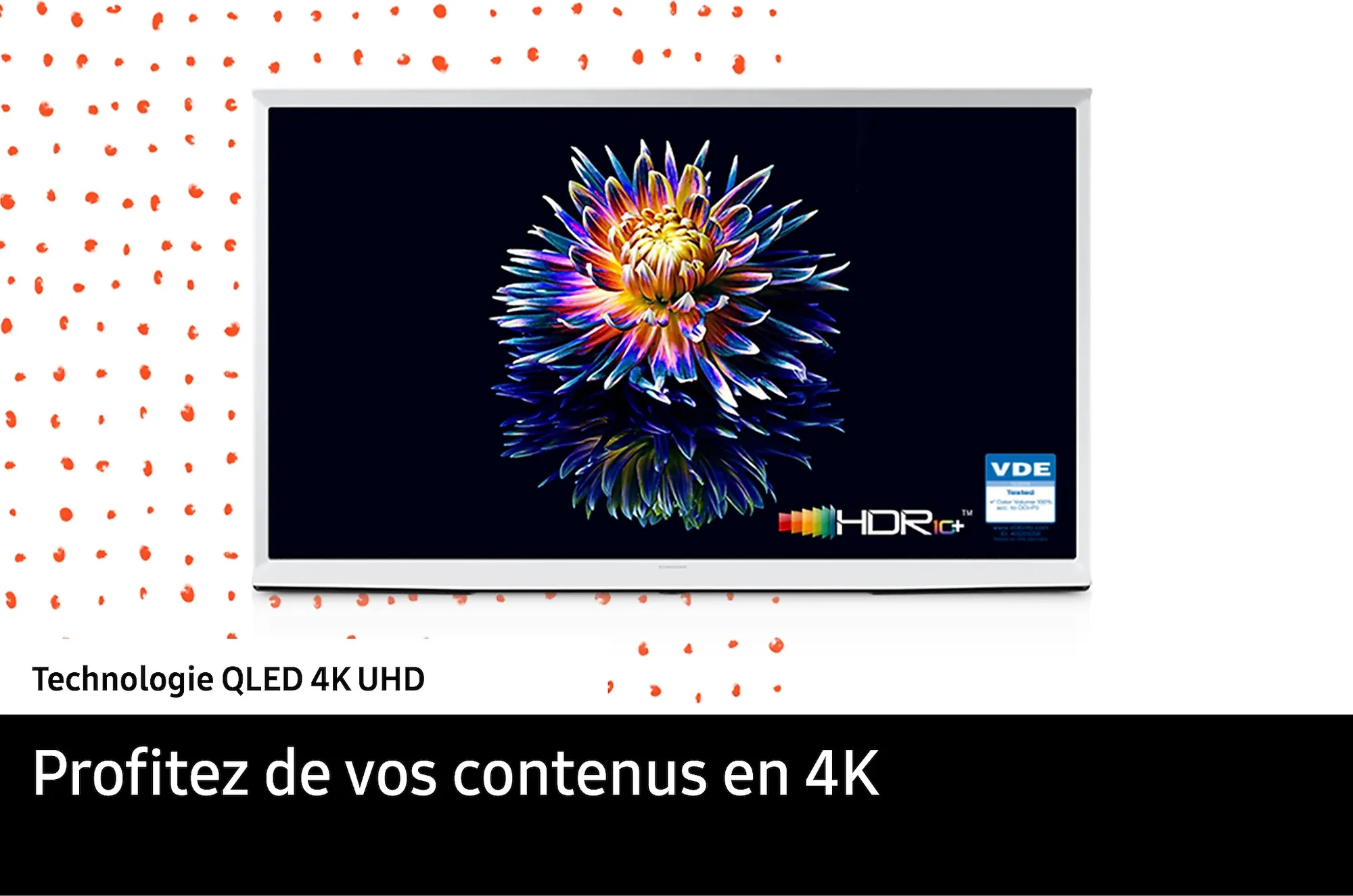 Samsung The Serif 2024 TQ55LS01D Blanc Lifestyle TV