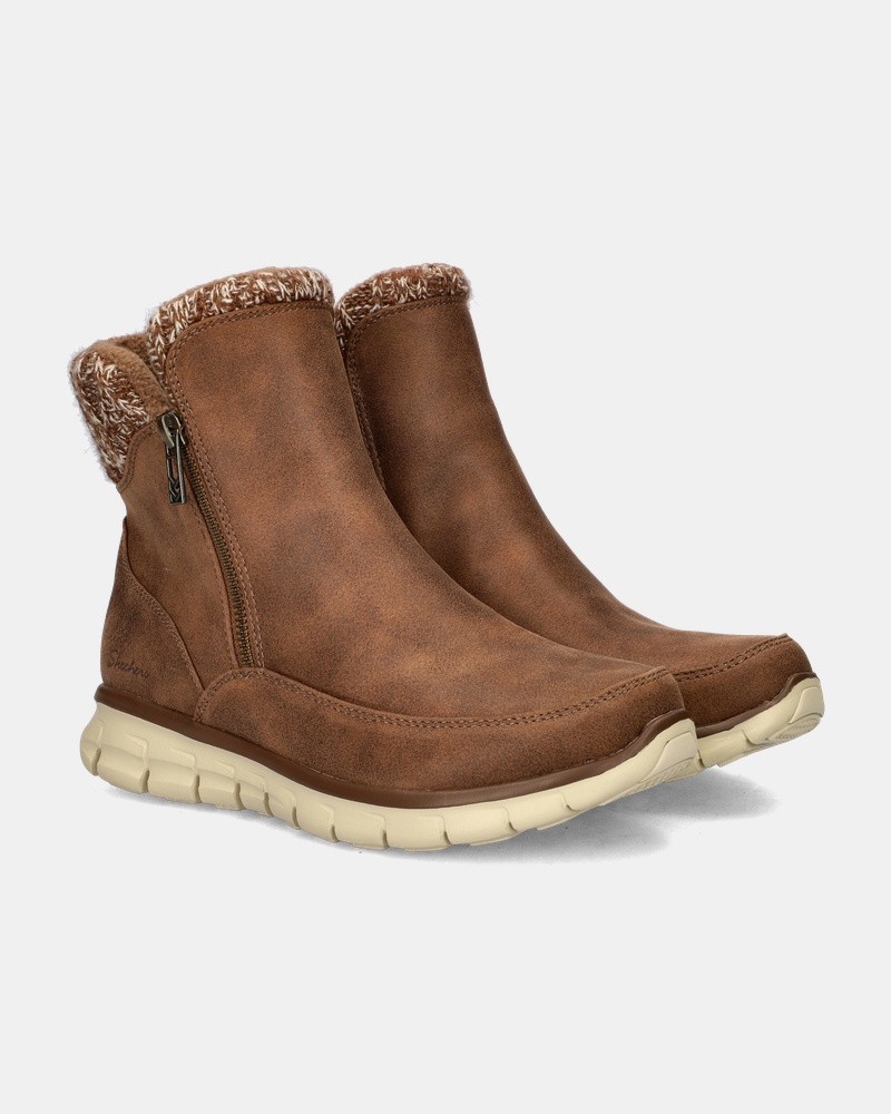Skechers Synergy Rits- & gesloten boots  - bruin