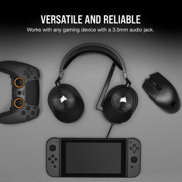 Corsair HS55 stereo gaming headset (sort)