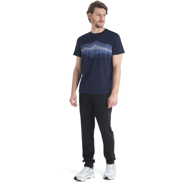 T-shirt randonnée ICEBREAKER M MERINO CORE SS TEE COOK REFLECTED MIDNIGHT NAVY