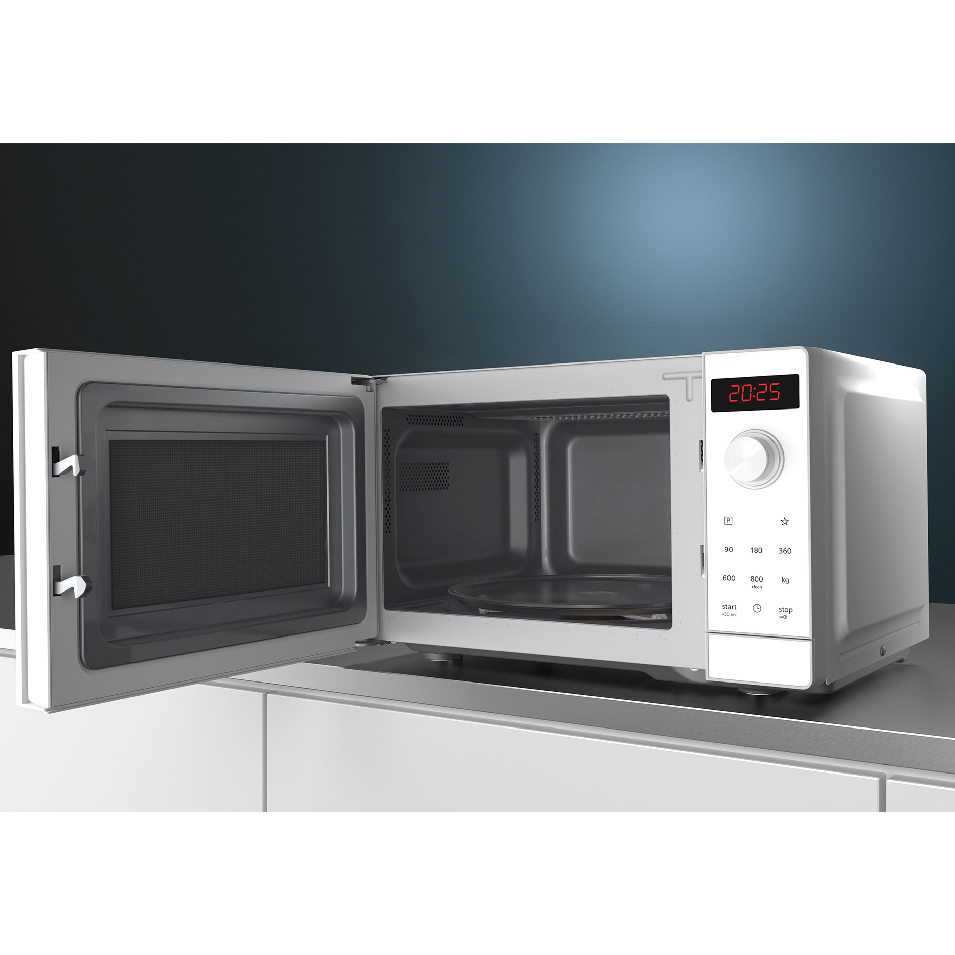 SIEMENS Mikrowelle FF023LMW0 - weiß - 800 Watt