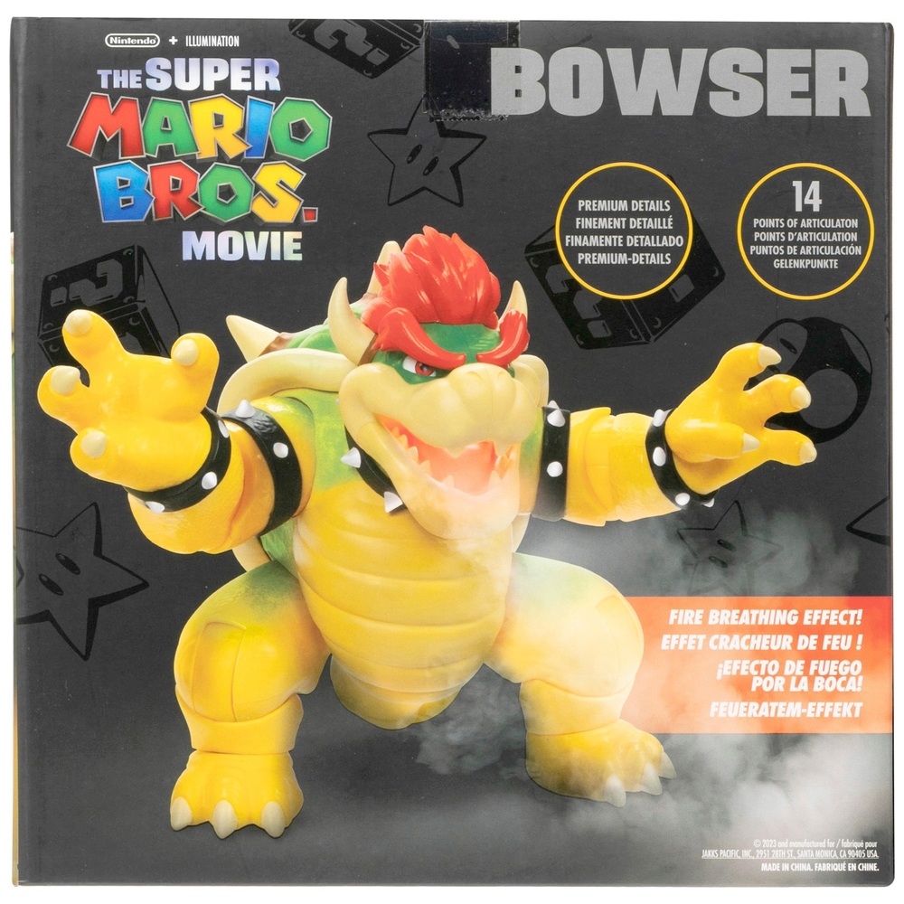 Die Super Mario Bros. Film Bowser 18cm feuerspeiende Figur