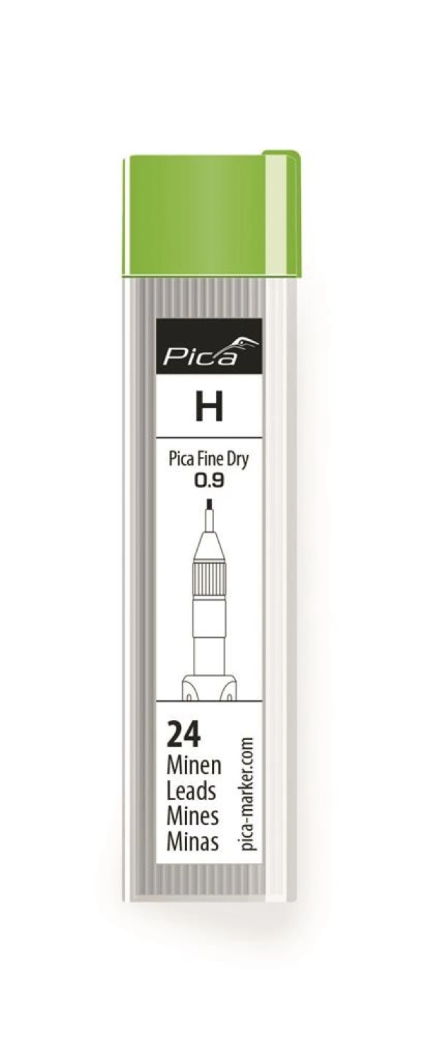 Pica 7050 Fine Dry Navulling - H Grafiet - 24 stuks