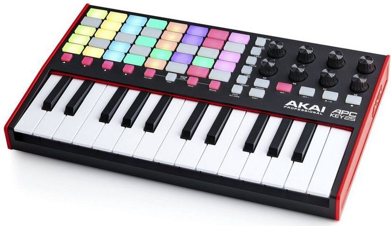 Akai Professional APC Key 25 MK2 - USB MIDI-keyboardcontroller - 25 Toetsen - 40 RGB-pads